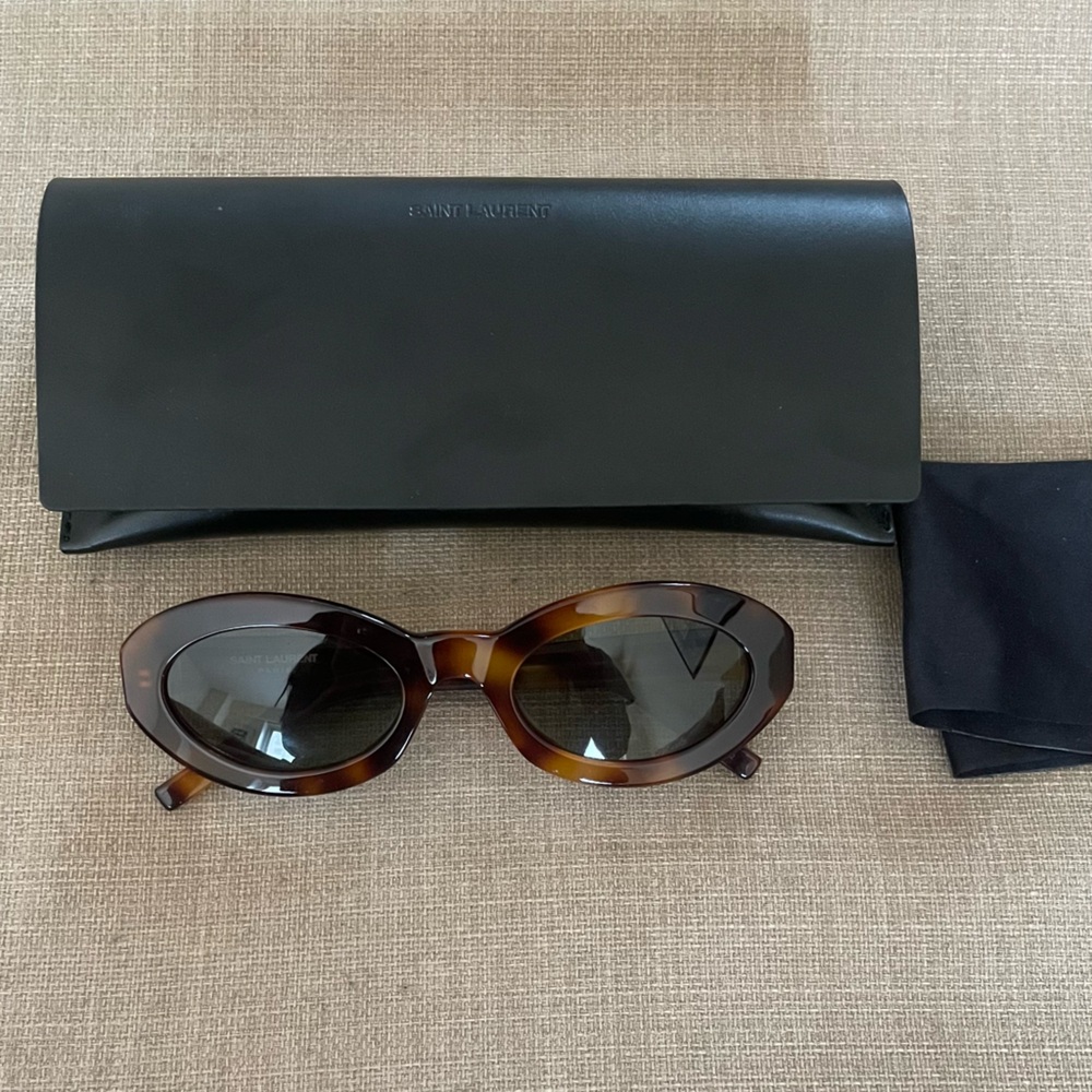 Saint Laurent Tortoiseshell Sunglasses